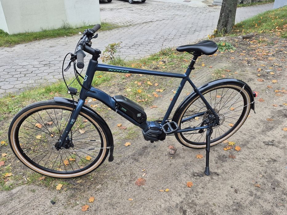 Rower elektryczny męski Kona shimano duza rama niski przebieg