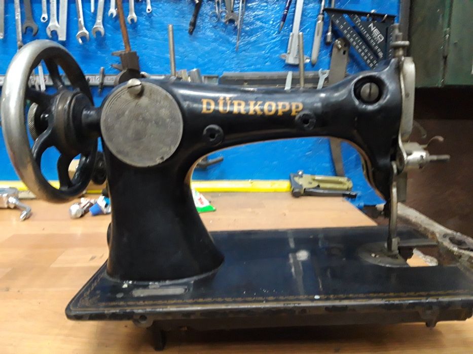 Maszyna do szycia, durkopp, antyk, wystrój wnętrz