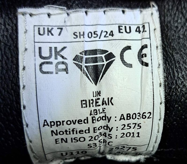 Робоче взуття Unbreakable, розмір 41