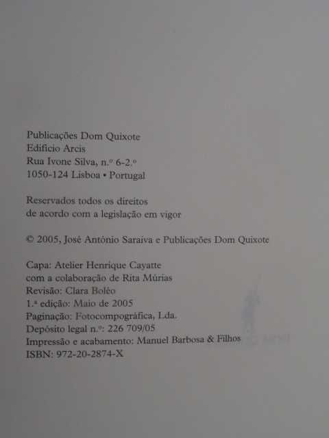 Jardim Colonial de José António Saraiva