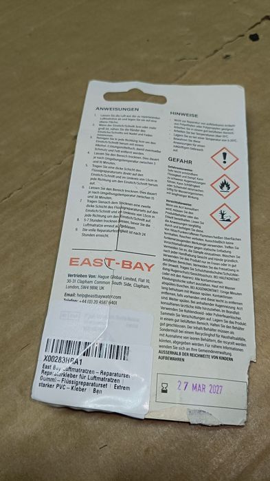 Klej do naprawy materaców dmuchanych pontonów