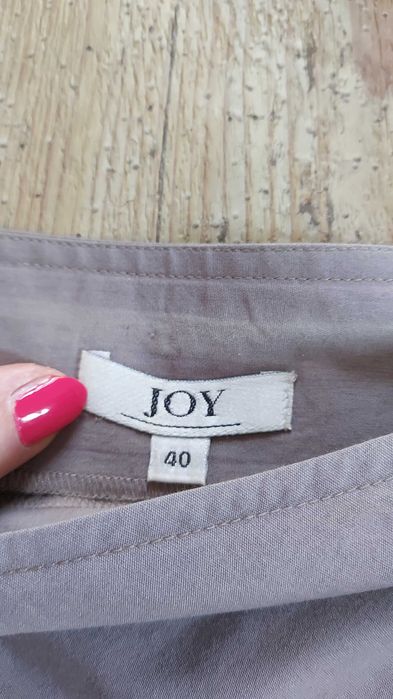 Piękna spódnica 100% bawełna wyszywana koralikami i cekinami JOY rozm 40