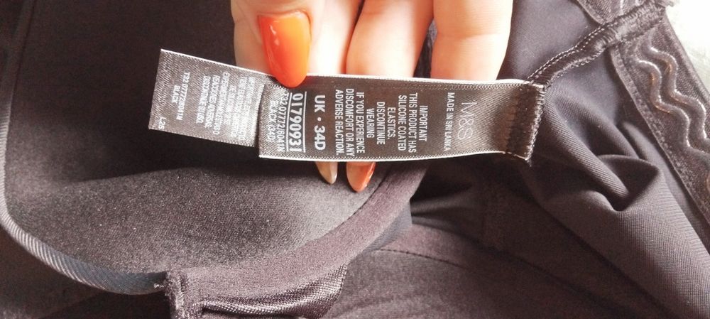 Halka modelująca z biustonoszem Marks & Spencer rozm. 34D