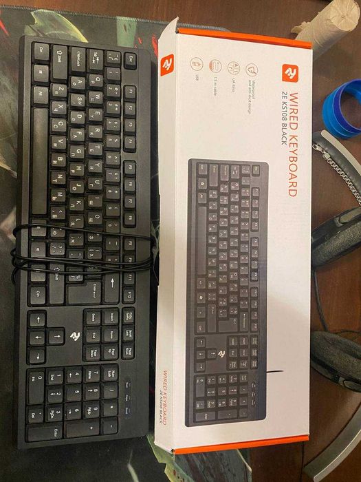 Клавиатура 2E KS108 Black