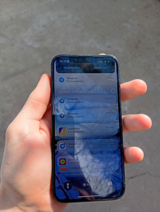 iPhone 13 128gb neverlock midnight, з пошкодженням