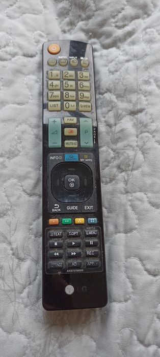 Piloty do telewizora..