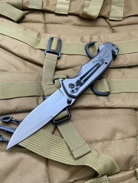 ТОП! Ніж складний Browning XD-4 стропоріз склобій тактический нож складной со стропорезом