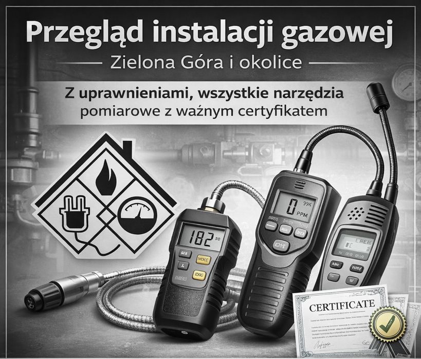 Przeglad instalacji gazowej. Przeglad gazowy.