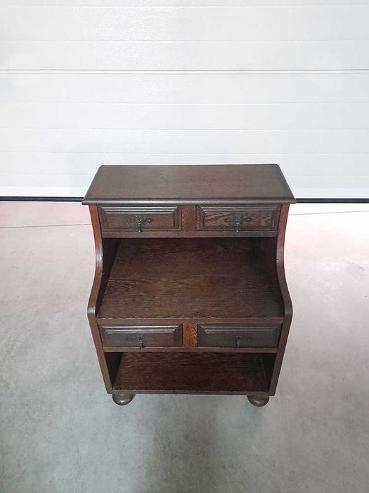 Móvel Madeira Maciça 4 Gavetas Apoio Escrevaninha