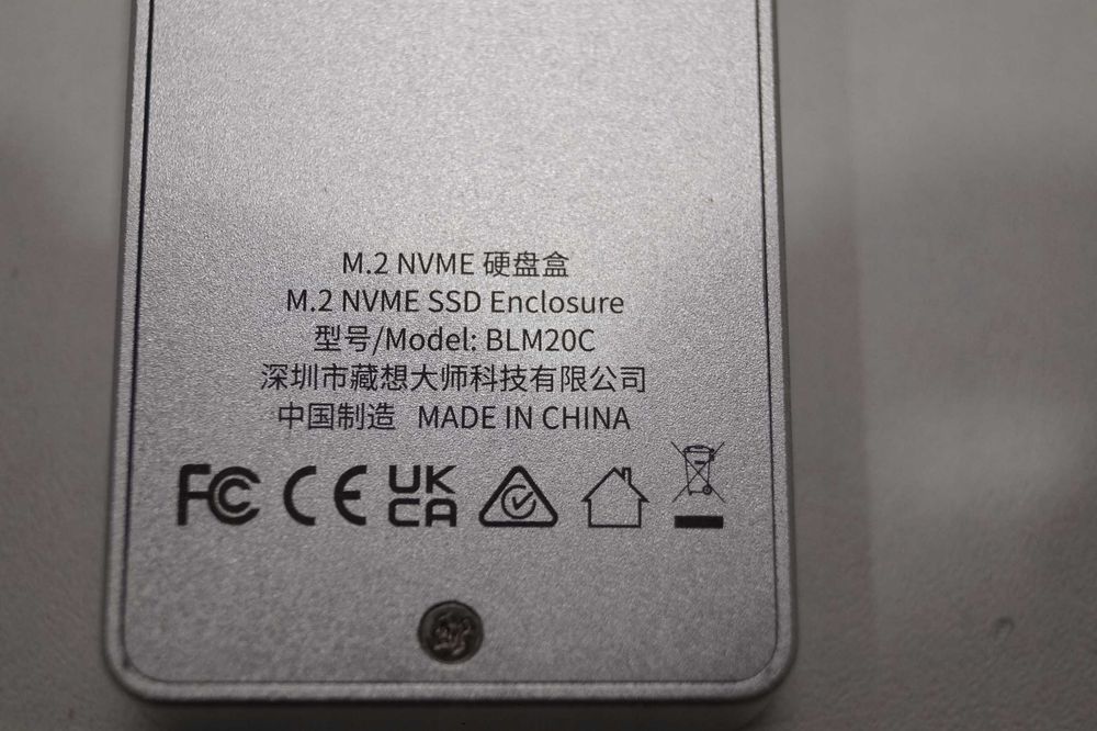 1849 Obudowa kieszeń dysku SSD M.2 NVME San Zang Master BLM20C USB-C 20Gbps