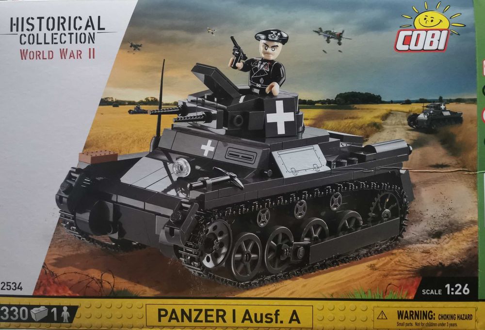 Klocki Cobi zestaw czołg tygrys pantera