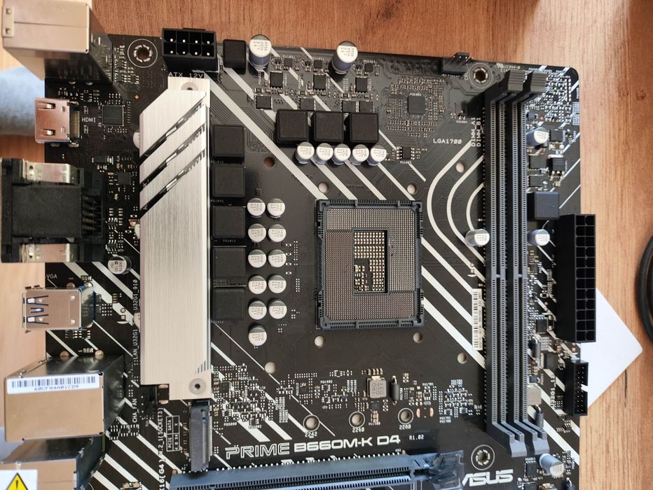 ASUS PRIME B660M-K D4 (LGA1700) – Uszkodzony Socket / Pogięte Piny