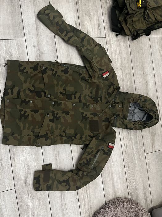 Komplet gore tex kurtka spodnie 128z/mon 128z wojsko we armia