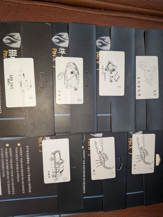 Conjunto de puzzles 3D de metal