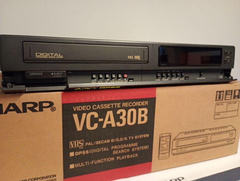 Magnetowid nagrywarka VHS Sharp VC-A30 unikat