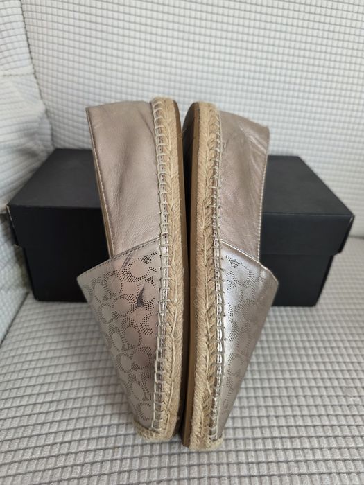 Espardryle złote Coach 38