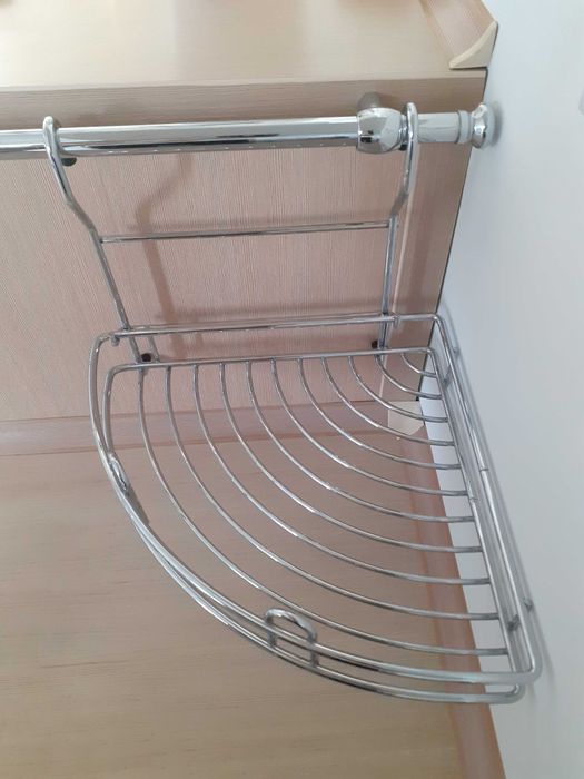 Koszyk, półka narożna na reling do kuchni