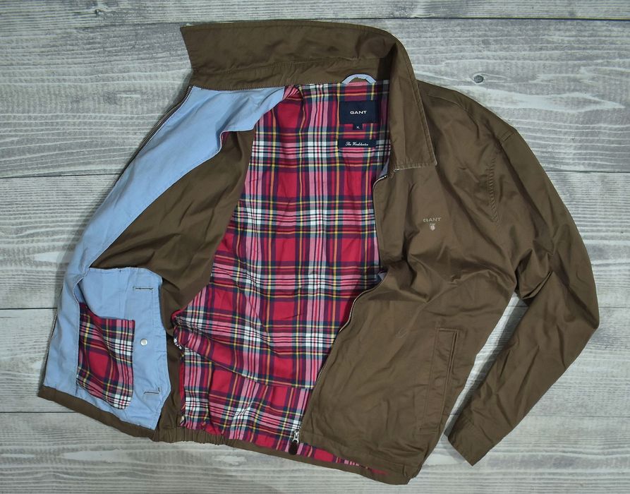 Gant The Windcheater Brązowa Kurtka Męska Harringtonka Xl