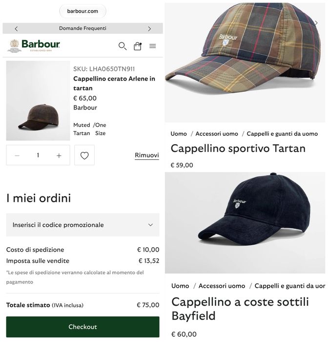 SOLD / Подарунковий Набір Кепка Bayfield + Arlene Оригінал