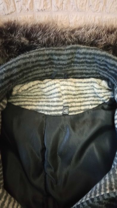 Теплое женское пальто