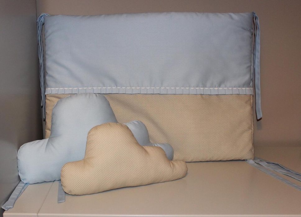 Conjunto edredom e protetor de grades