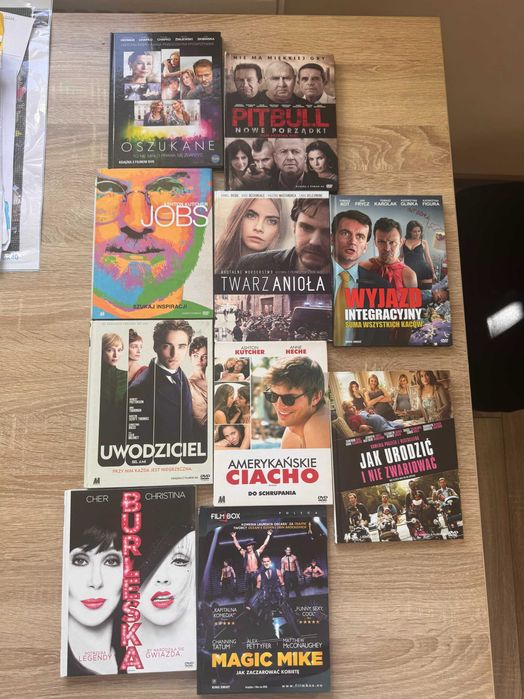 Płyty DVD filmy, seriale 218 szt.