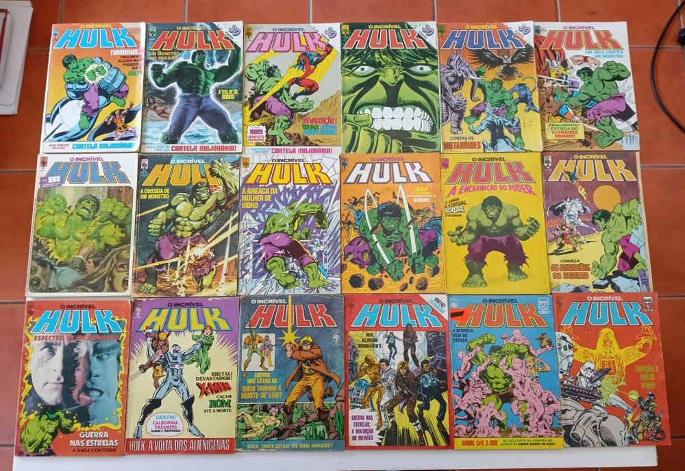 53 Livros Homem Aranha e Hulk, da Abril e da Marvel