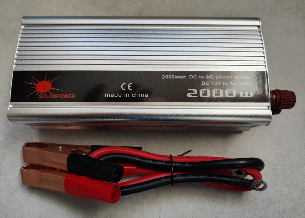 Przetwornica 12V DC -> 230V AC 2000W/1000W