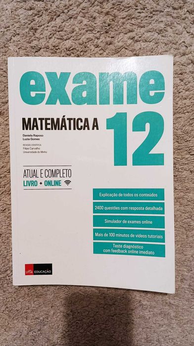 Matemática A - Manual de preparação para exame