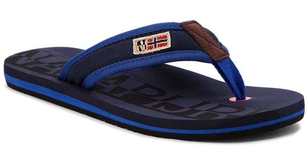 Nowe japonki klapki męskie Napapijri 44 Navy Blue