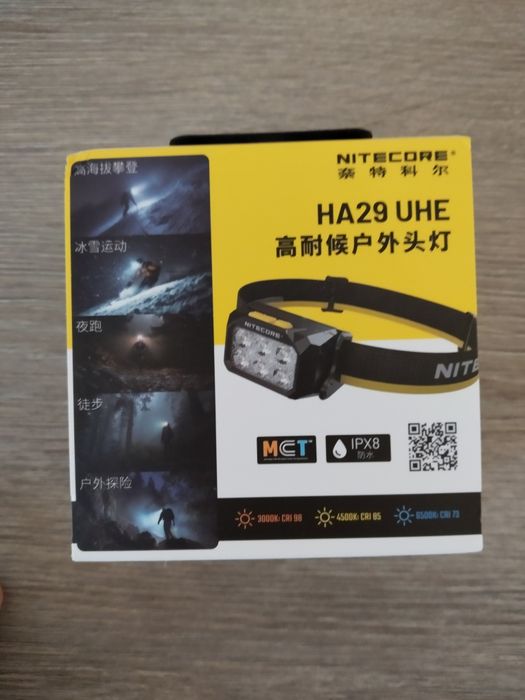 Новые мощные налобники Nitecore HC75 UHE, Nitecore HA27 UHE, HA29 UHE лучшие цены
