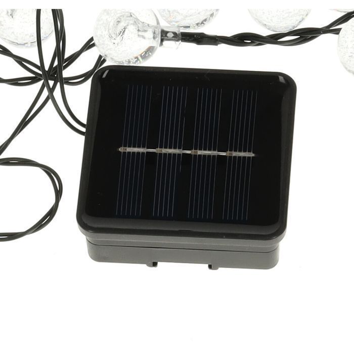 Lampki Solarne do Ogrodu Girlanda na Balkon Kulki 7m 50 LED