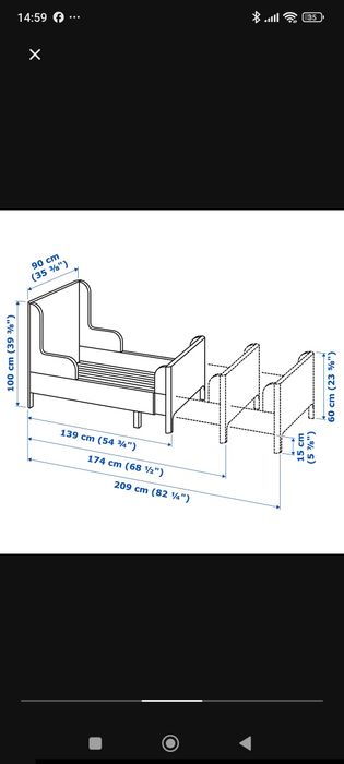 Cama criança busunge IKEA
