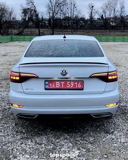 Спойлер Volkswagen Jetta 7 накладка на багажник ляду бленда джета 7 фольцваген
