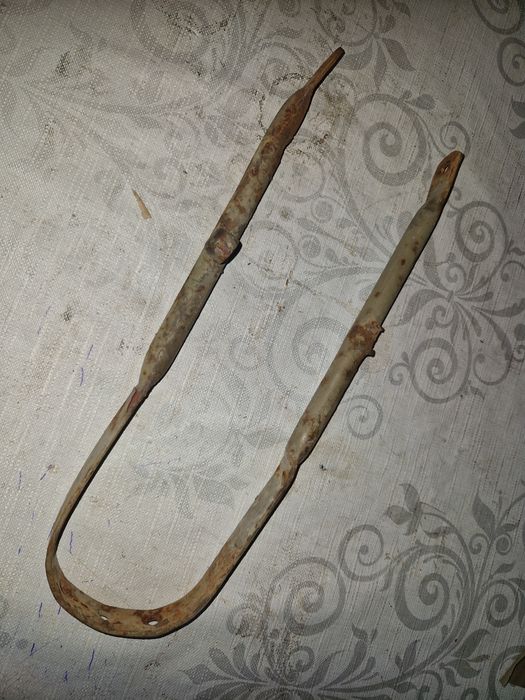 Oryginal ddr uchwyt mocowania błotnika przód Simson sr2 na pedała