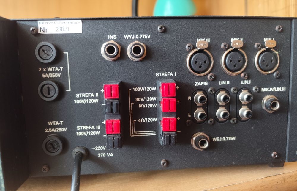 Wzmacniacz radiowęzłowy Elaktronika WM-5122