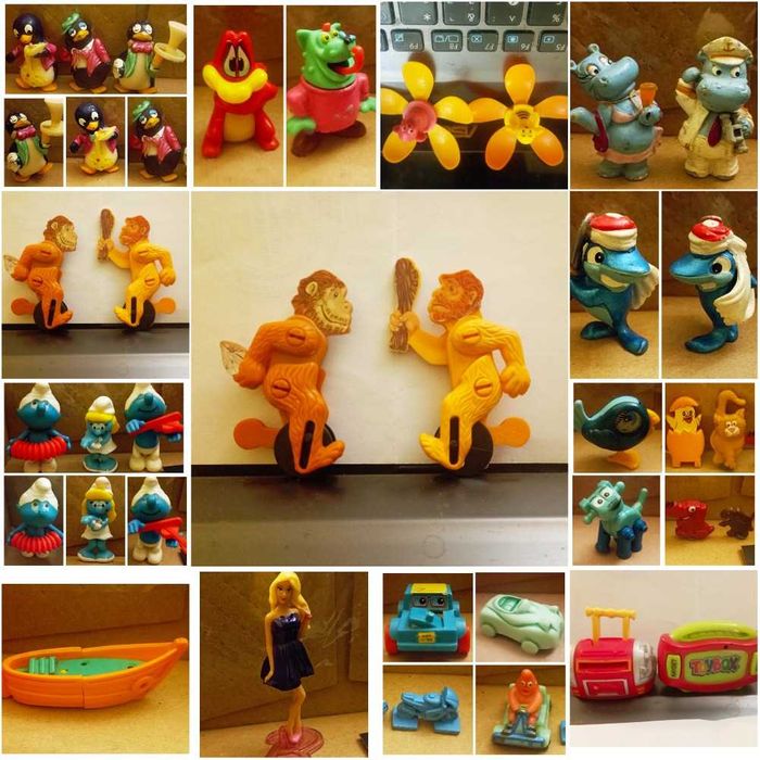 кіндери, дуже старі серії, 1990 роки