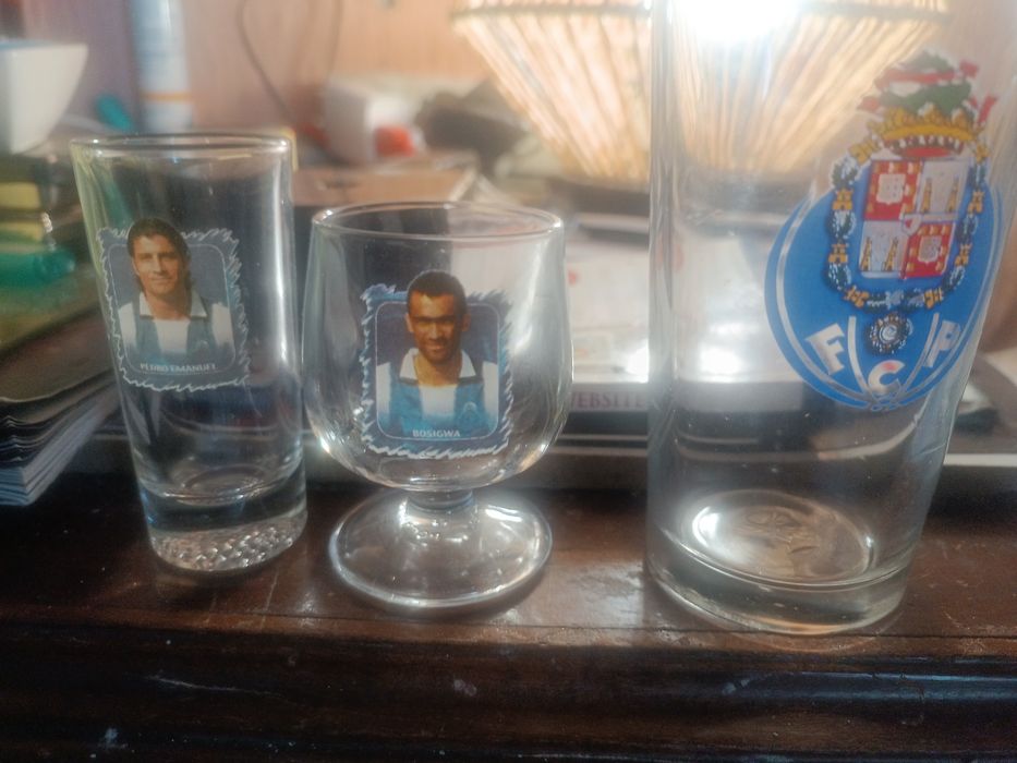 Copos de coleção do Futebol clube do Porto
