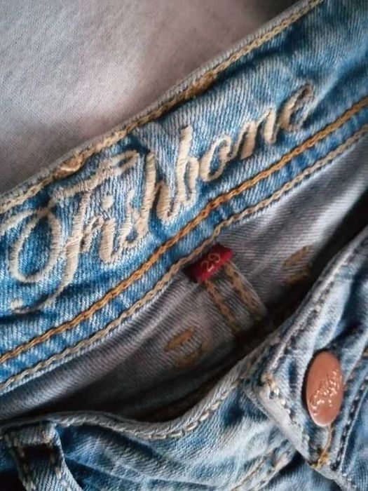 NOWE Jeansy Fishbone New Yorker | Biodrówki Low Waist | Rozmiar W29 M