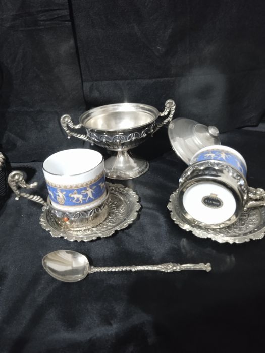 Conjunto de café em casquinha