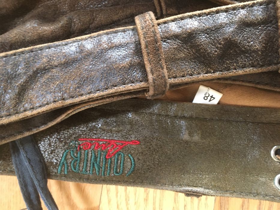 Męskie Lederhosen pas 86 cm
