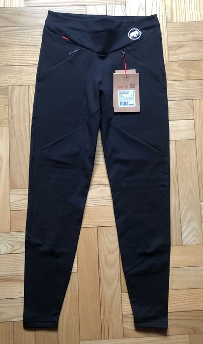 Legginsy damskie Mammut Aenergy Light Tights czarne - rozmiar S