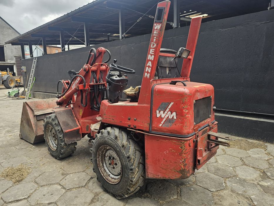 Miniładowarka Weidemann 1240 hoftrac , łyżka+krodokodyl, sprowadzona