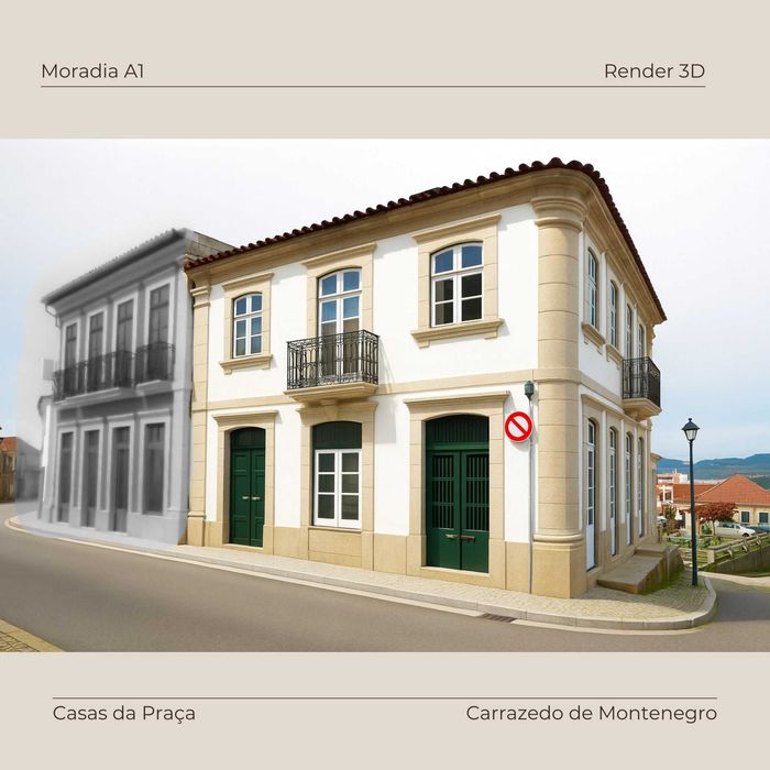 Moradia T3 em construção | Centro histórico da vila