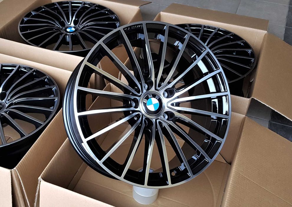 Alufelgi 18 BMW 5x120 3 5 X1 X3 F30 E90 E46 F20 E87 E83 F25 Czarne 428#