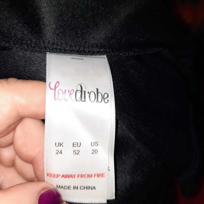 платье ажурное 24 3XL 54  черное типа гипюр нарядное бренд- lovedrobe