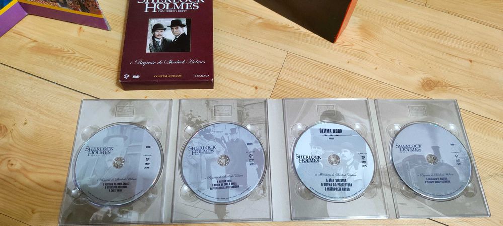 Coleção DVDs Sherlock Holmes