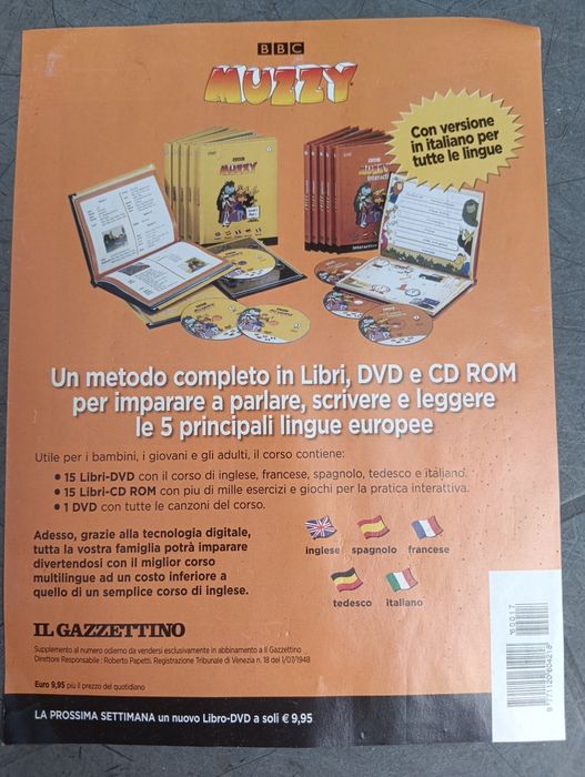 Coleção multi linguas - 30 livros com CD e DVD