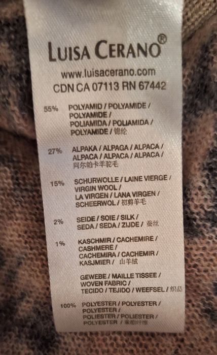 Sweter kardigan Luisa Cerano