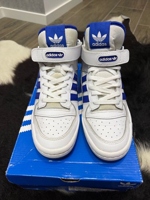 Продам кросівки Adidas Originals Forum Mid White Blue Vintage р.40